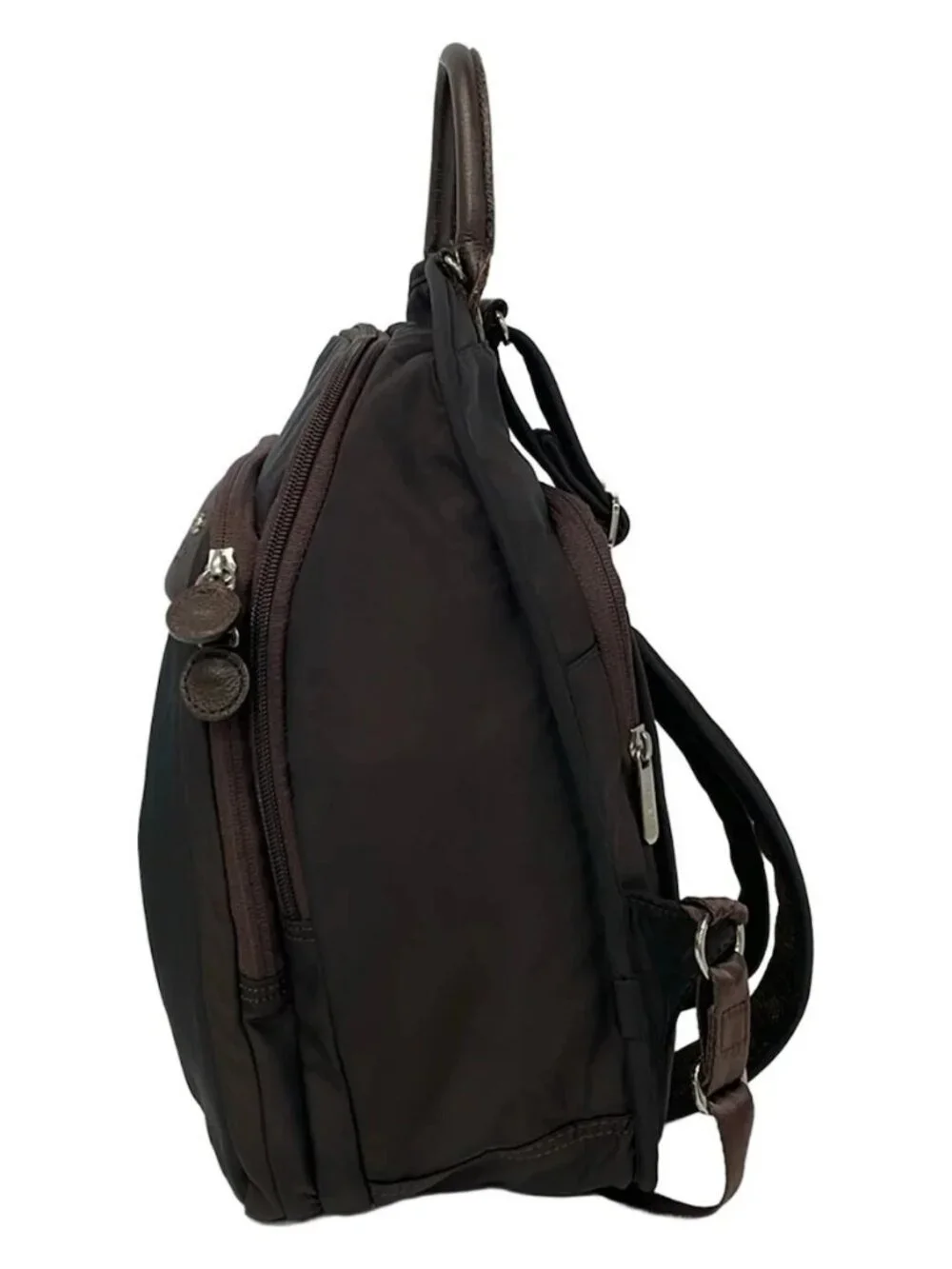 Kanana Dark Brown Nylon Backpack